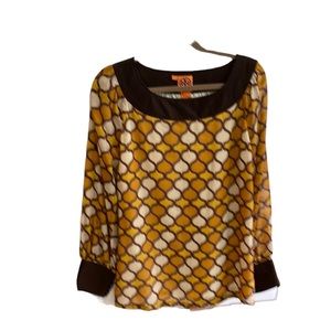 Tory Burch Blouse Wool and Silk - Multicolor
